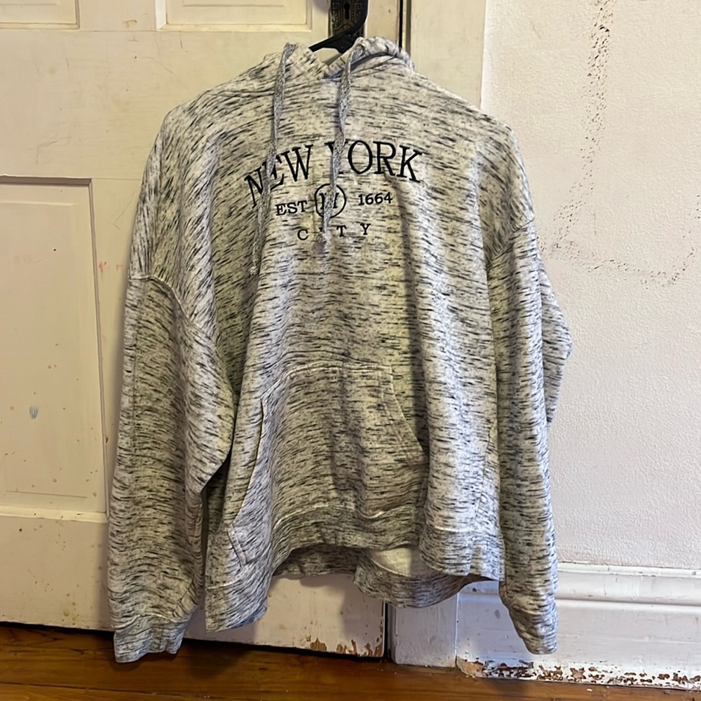 Gray NYC Hoodie M2XL